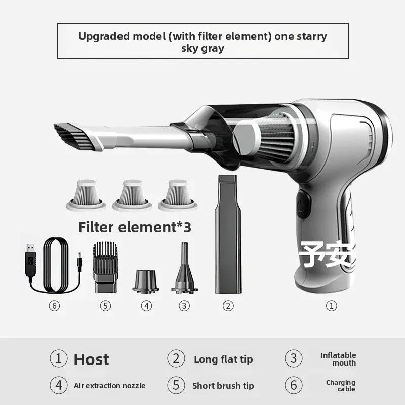 Mini portable cordless vacuum cleaner