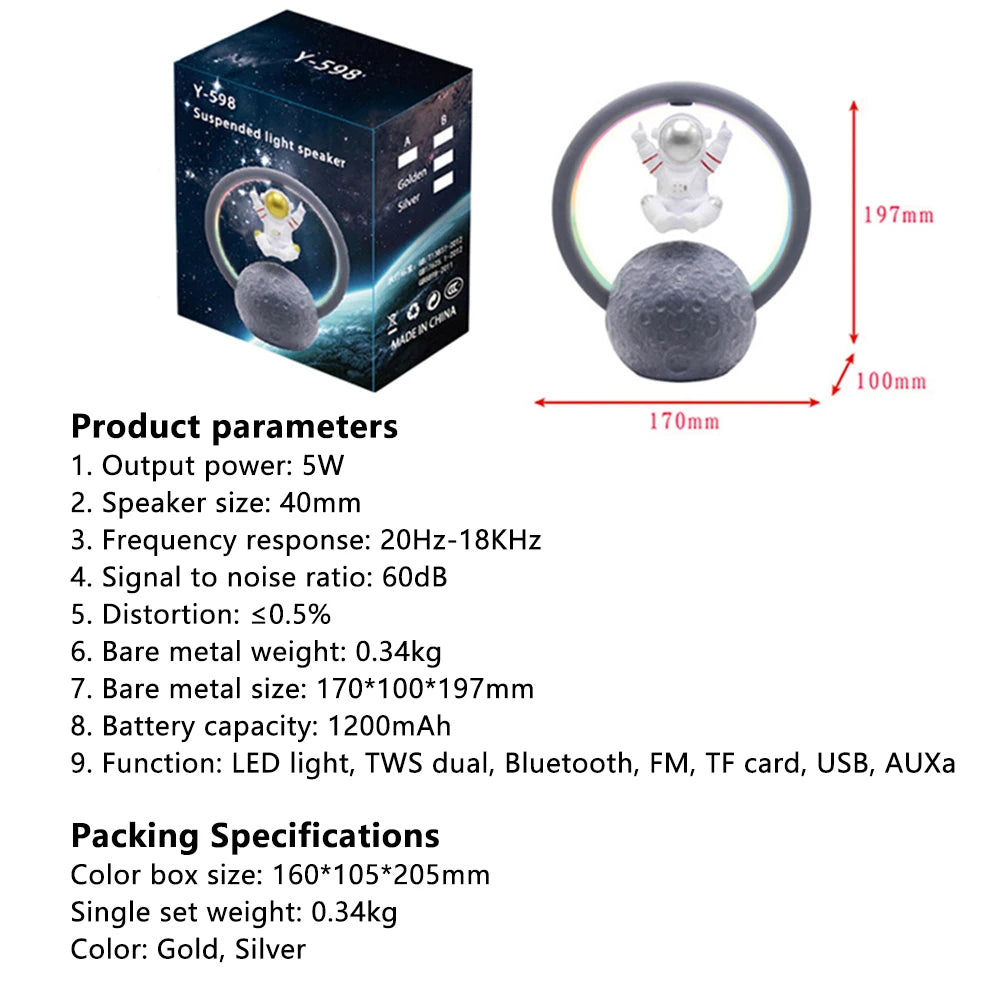 Magnetic Hanging Bluetooth Speaker