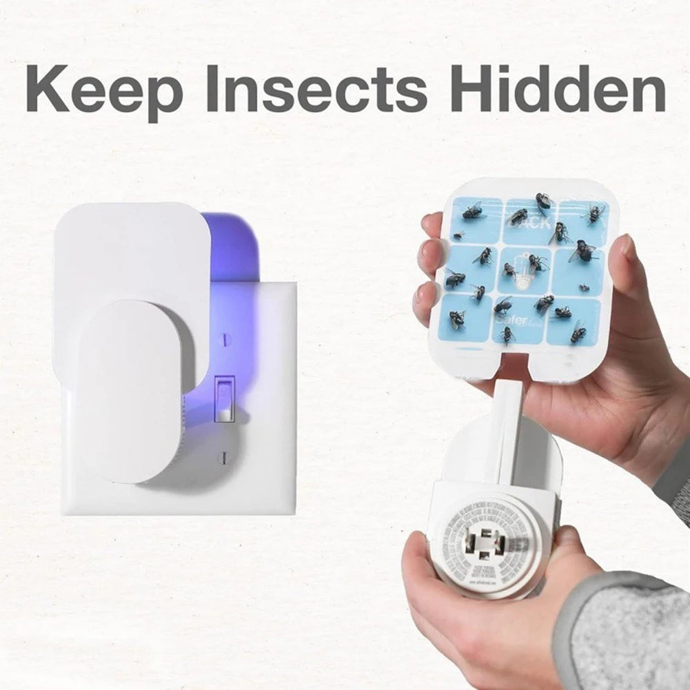 Indoor mosquito trap with electrical outlet