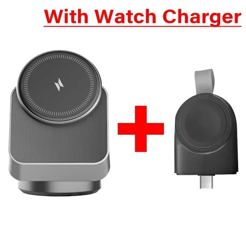 3 in 1 Wireless Charger Stand Magnetic Fast Charging