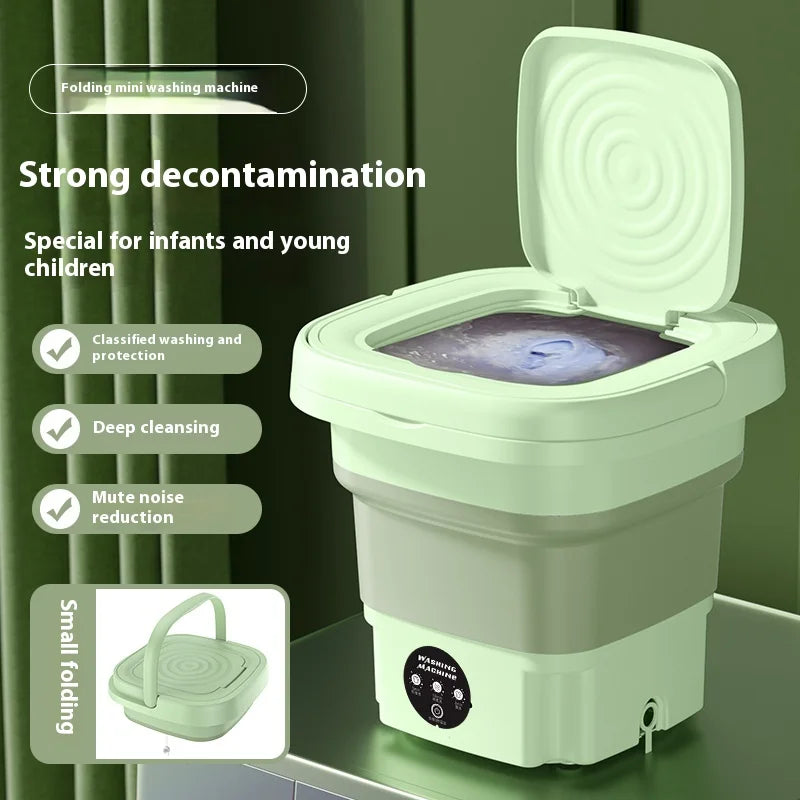 8L Portable Foldable Mini Washing Machine