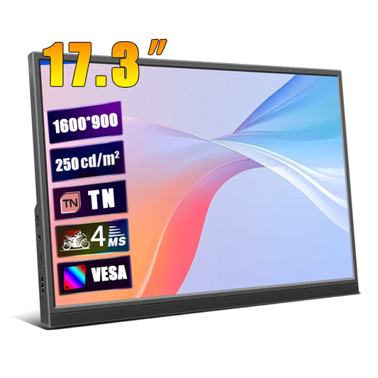 17.3-inch Full HD 60Hz Portable LCD Gaming Monitor