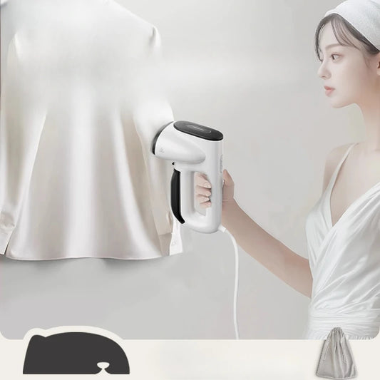 Portable steam iron with strong suction