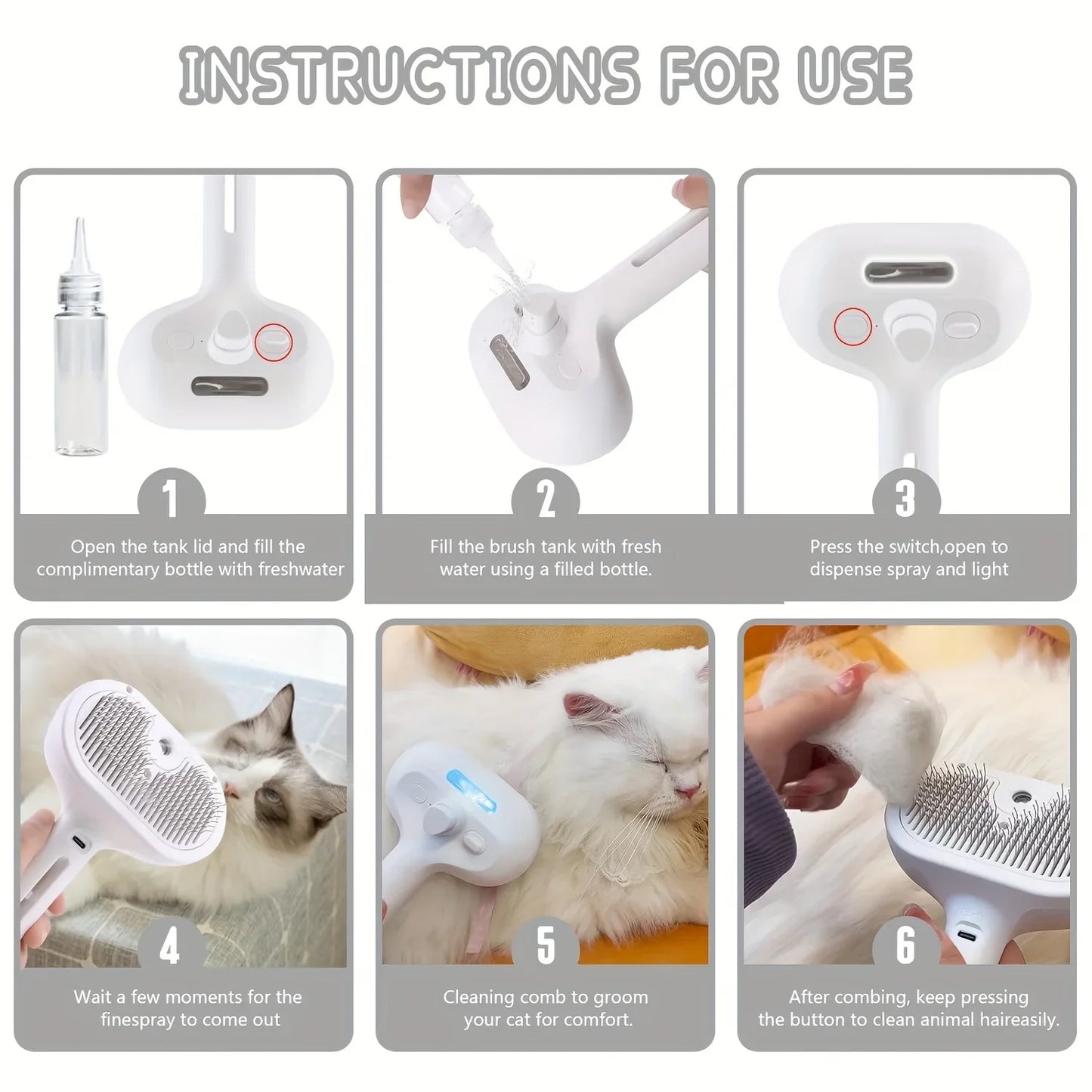 Advanced Pet Grooming Comb