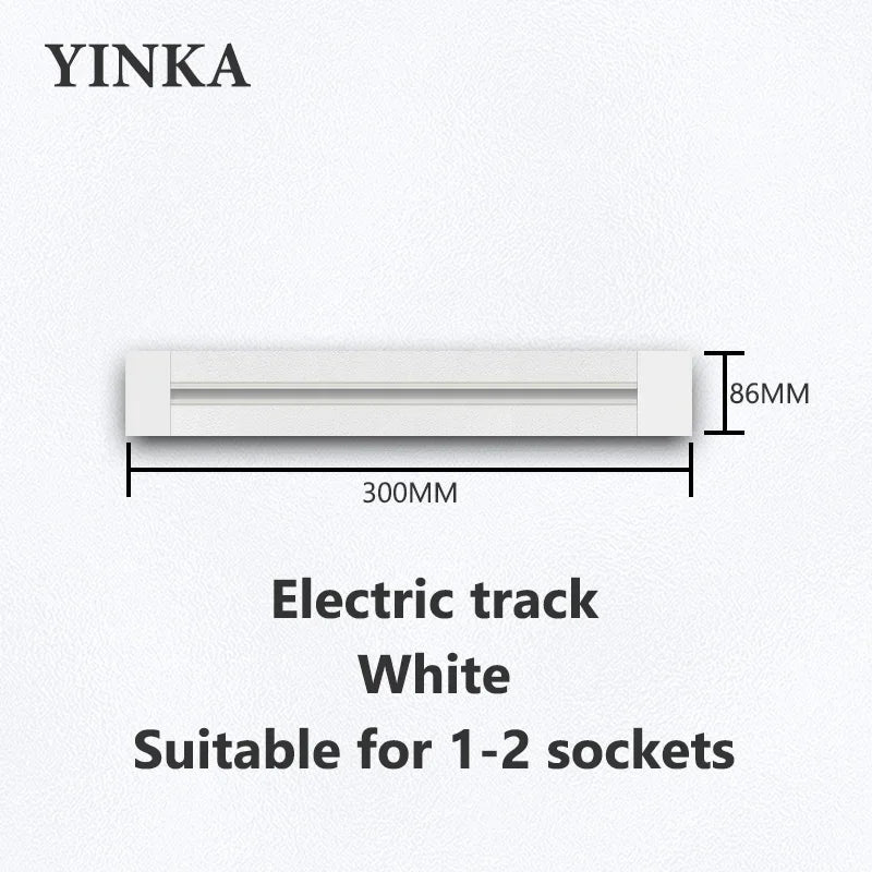 Removable kitchen wall socket with USB port