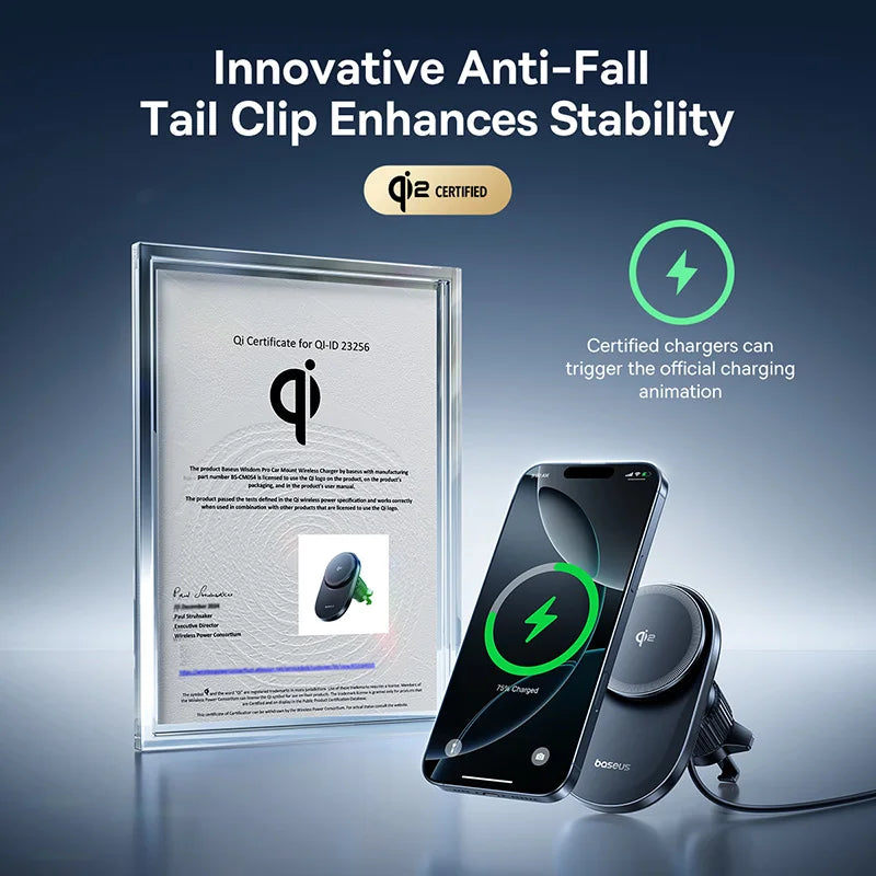 15W Car Magnetic Wireless Charger