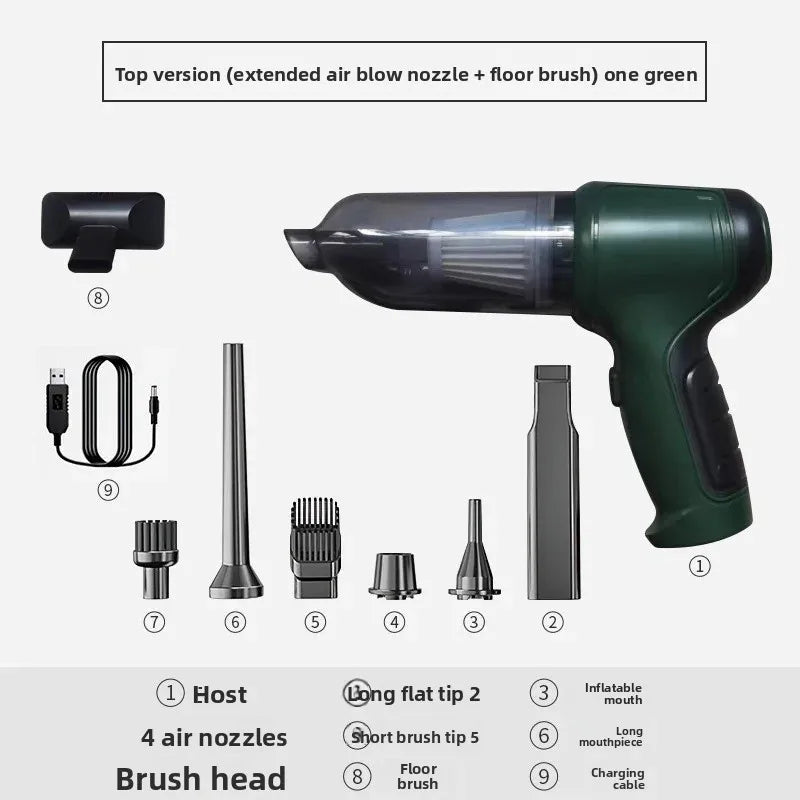 Mini portable cordless vacuum cleaner