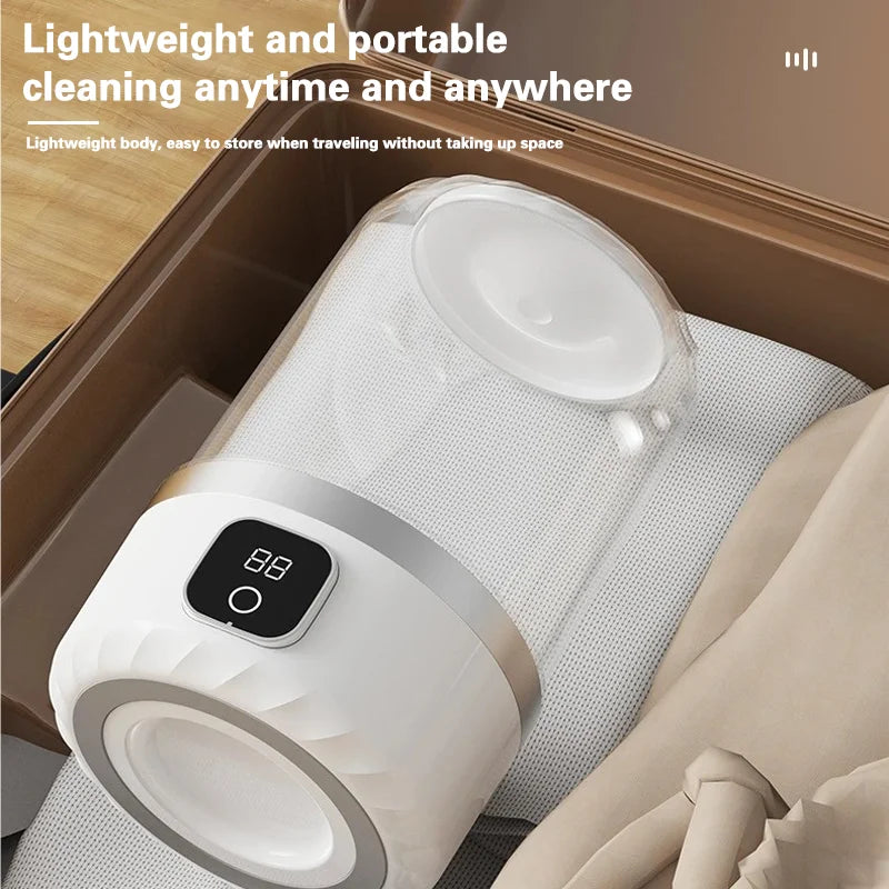 1L Cordless Electric Washing Machine with USB Charging