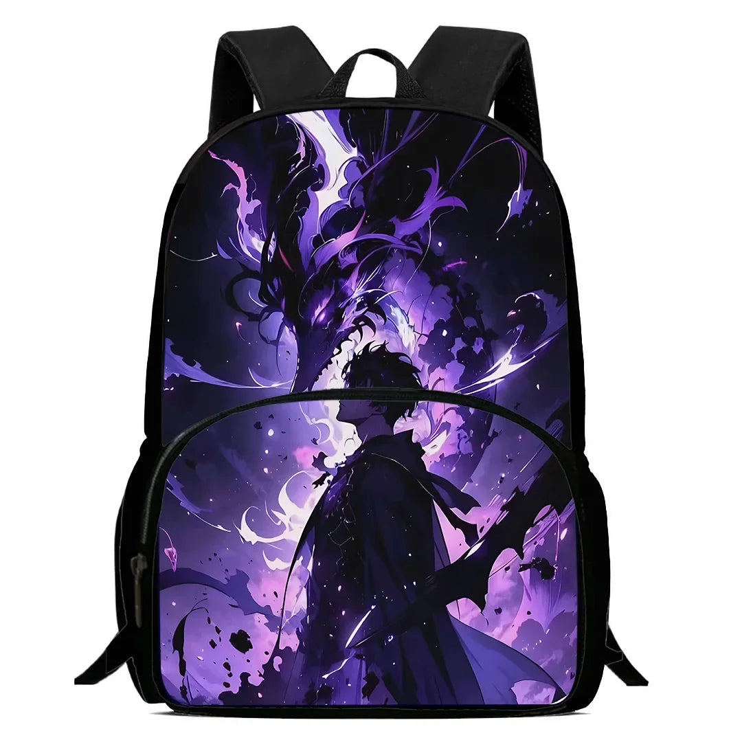 Child Backpacks Anime Solo Levelings
