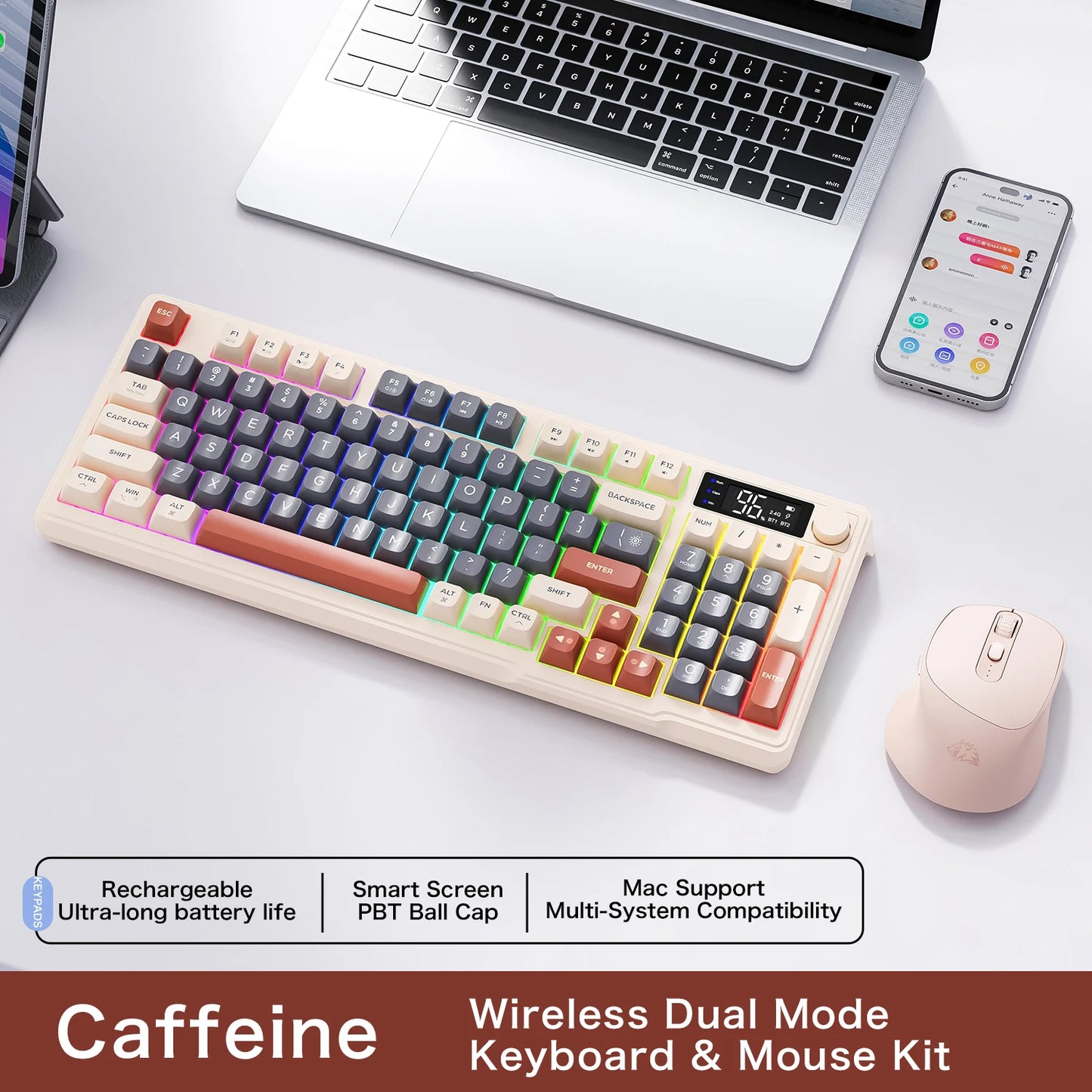 Wireless gaming keyboard