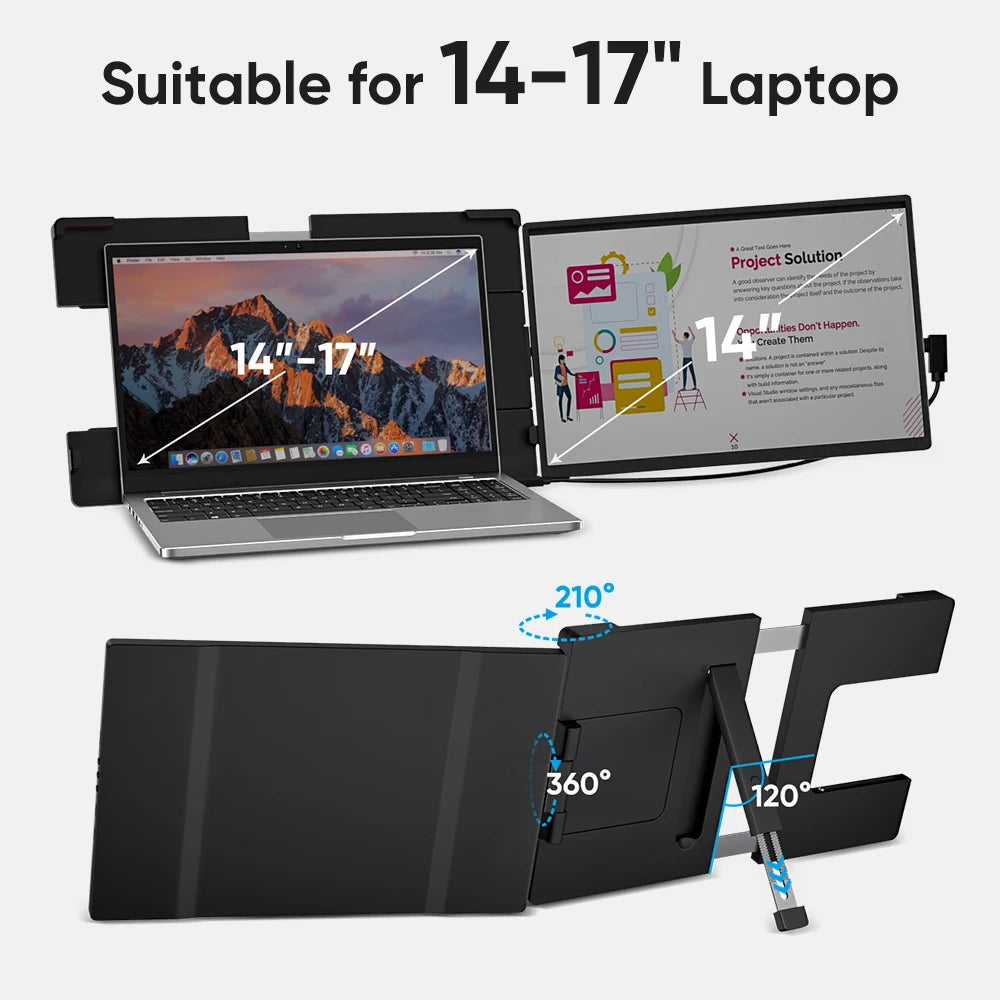 14.1-inch FHD 1200p portable monitors