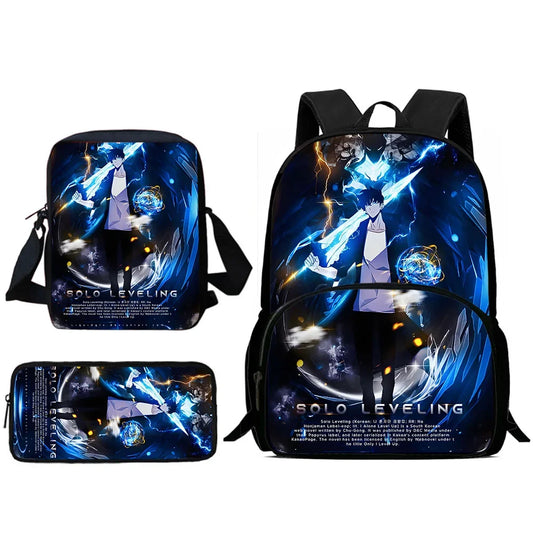 Child Backpacks Anime Solo Levelings