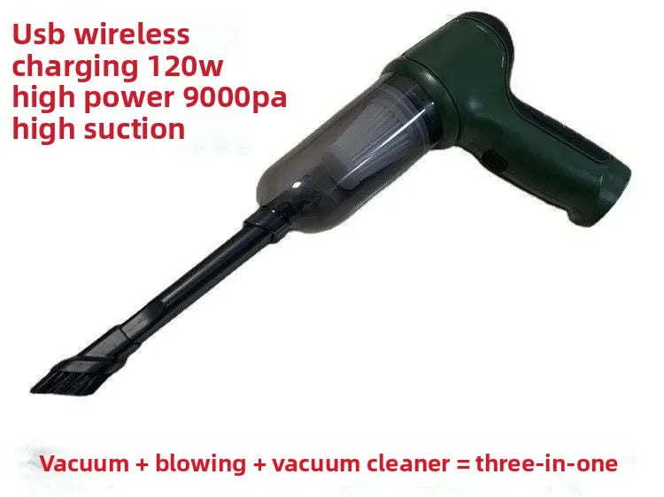 Portable cordless car vacuum cleaner