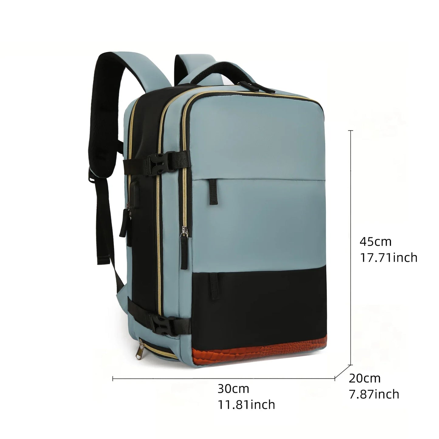 Large capacity travel backpack