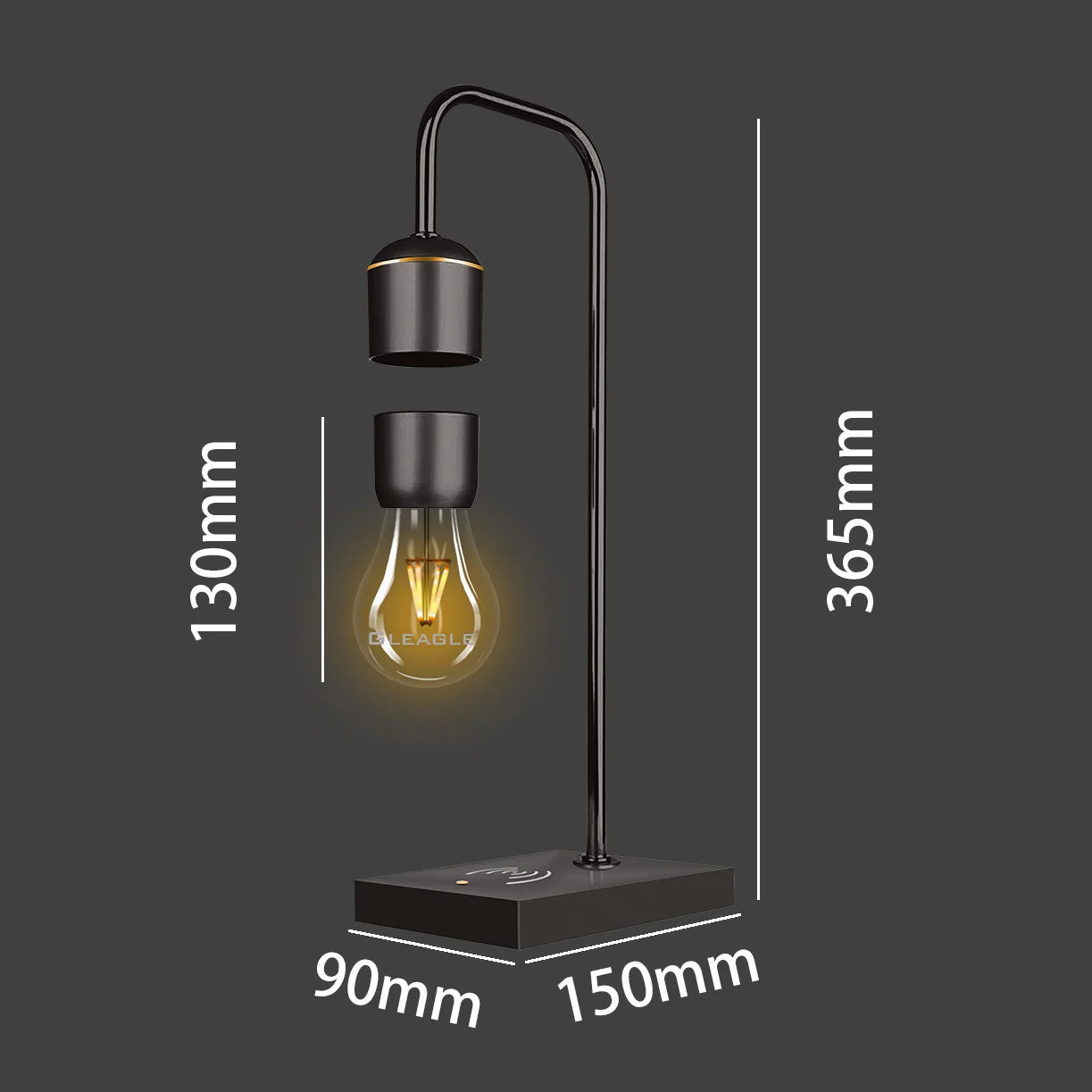 Magnetic Wireless Floating LED Lamp for Wireless Charging