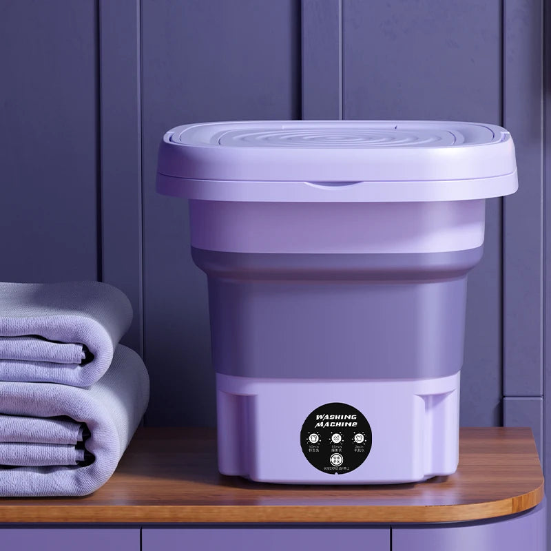 8L Portable Foldable Mini Washing Machine