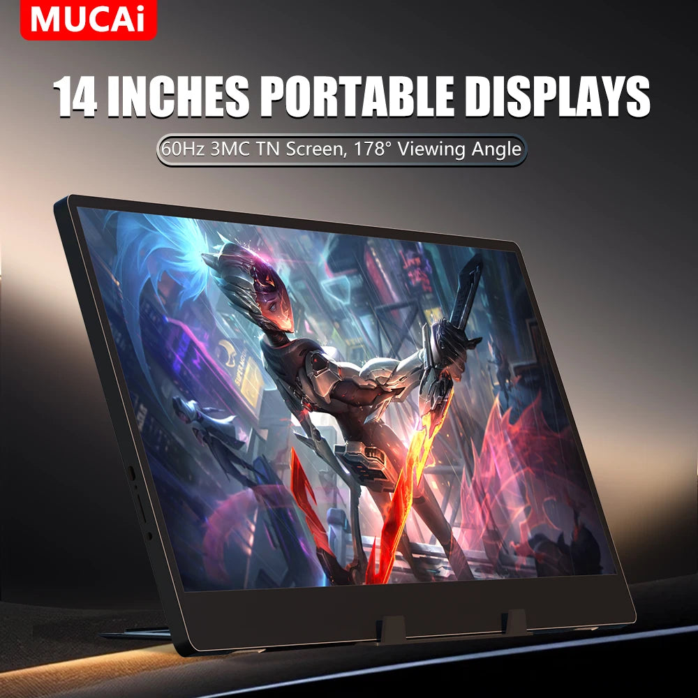MUCAI N140-S36 14-inch 60Hz Portable Monitor
